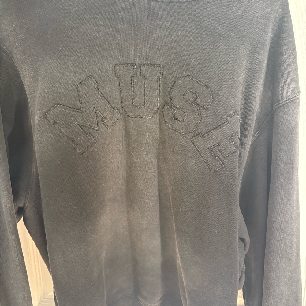Muse Charcoal Wash Crewneck